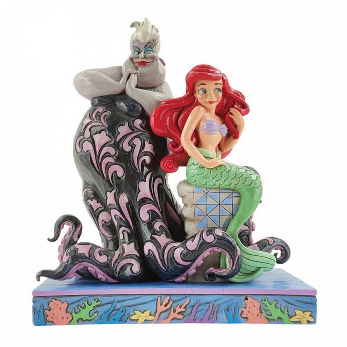 Figura enesco disney la sirenita ariel y úrsula Frikytopia