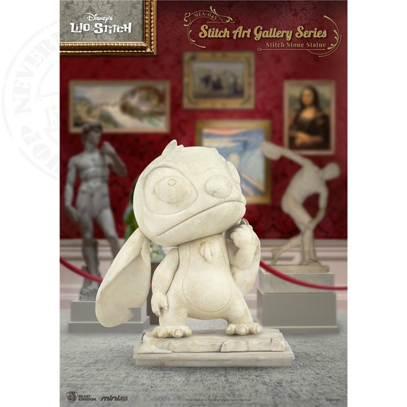 Figura beast kingdom mini egg attack disney art gallery stitch estátua Frikytopia