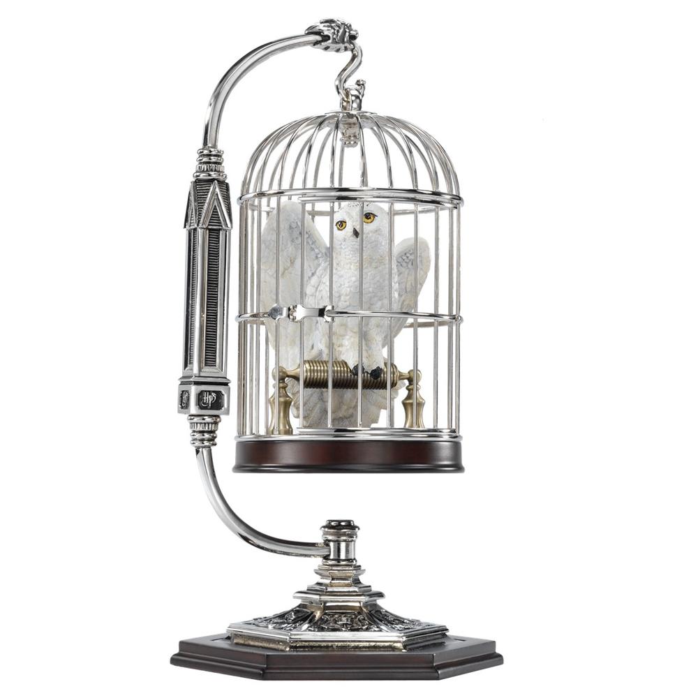 Figura en miniatura the noble collection harry potter hedwig en jaula Frikytopia