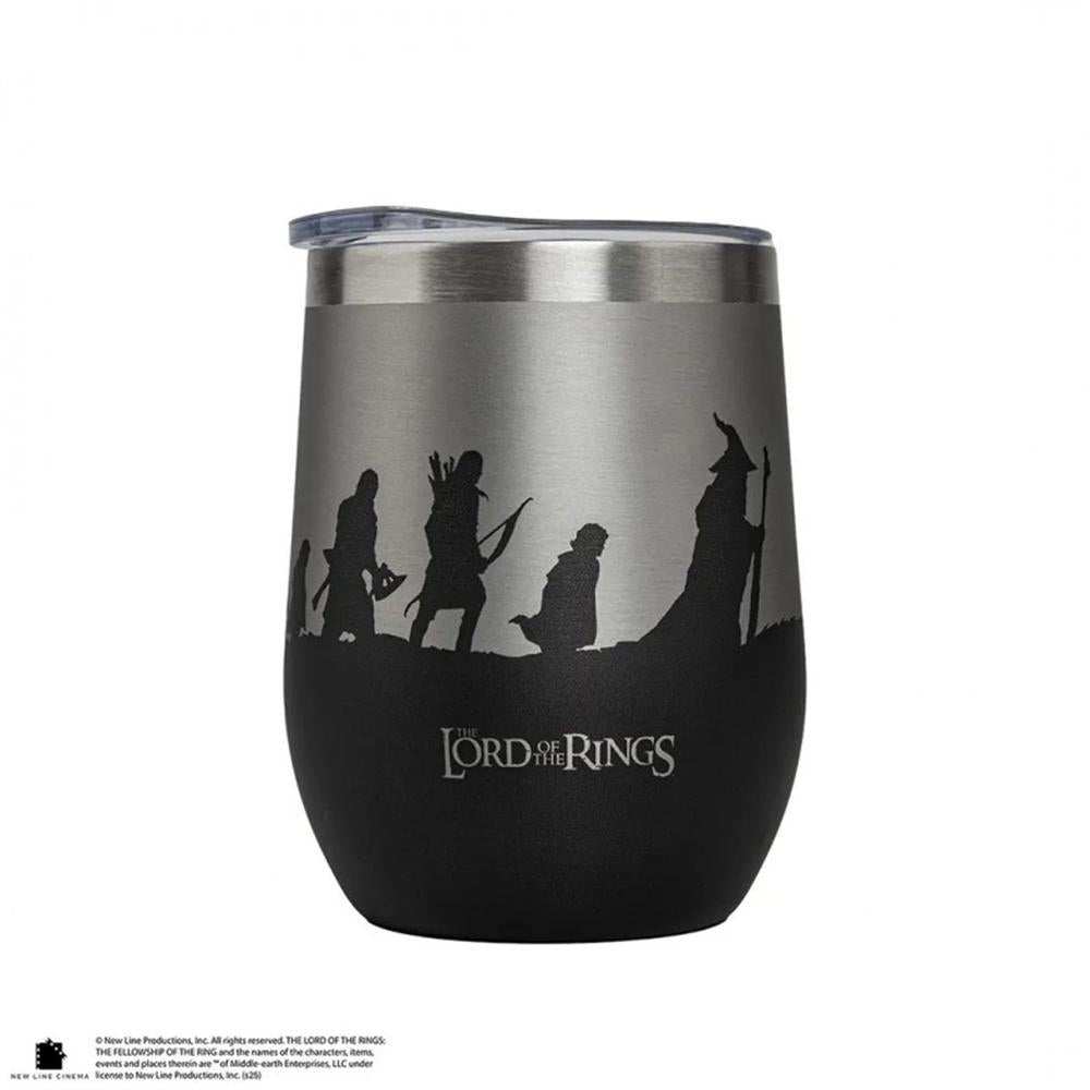 Taza térmica de viaje cinereplicas el señor de los anillos la comunidad del aniillo Frikytopia