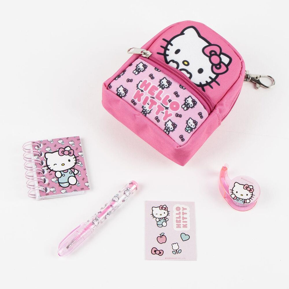 Set Papeleria Mini Mochila Hello Kitty