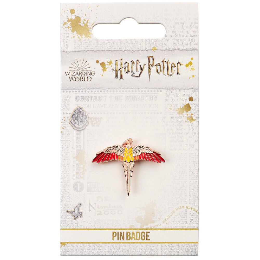 Pin Badge Fawkes Harry Potter Frikytopia