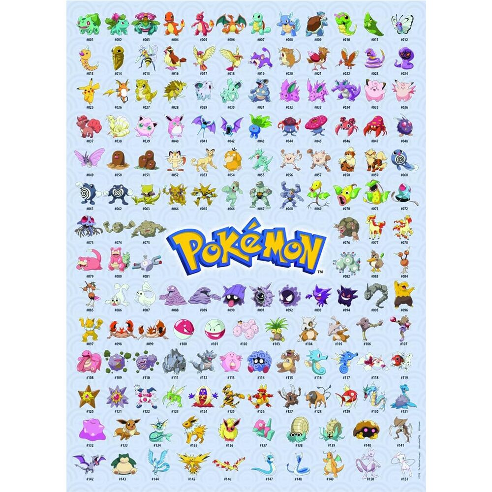 Puzzle Pokemon 500pzs Frikytopia