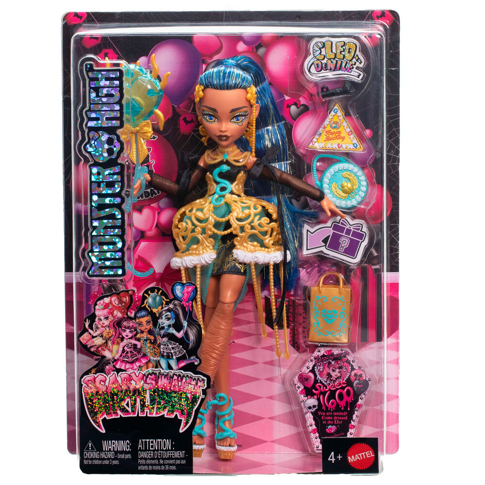 Muñeca Cleo de Nile Scary Sweet Birthday 1600 Monster High