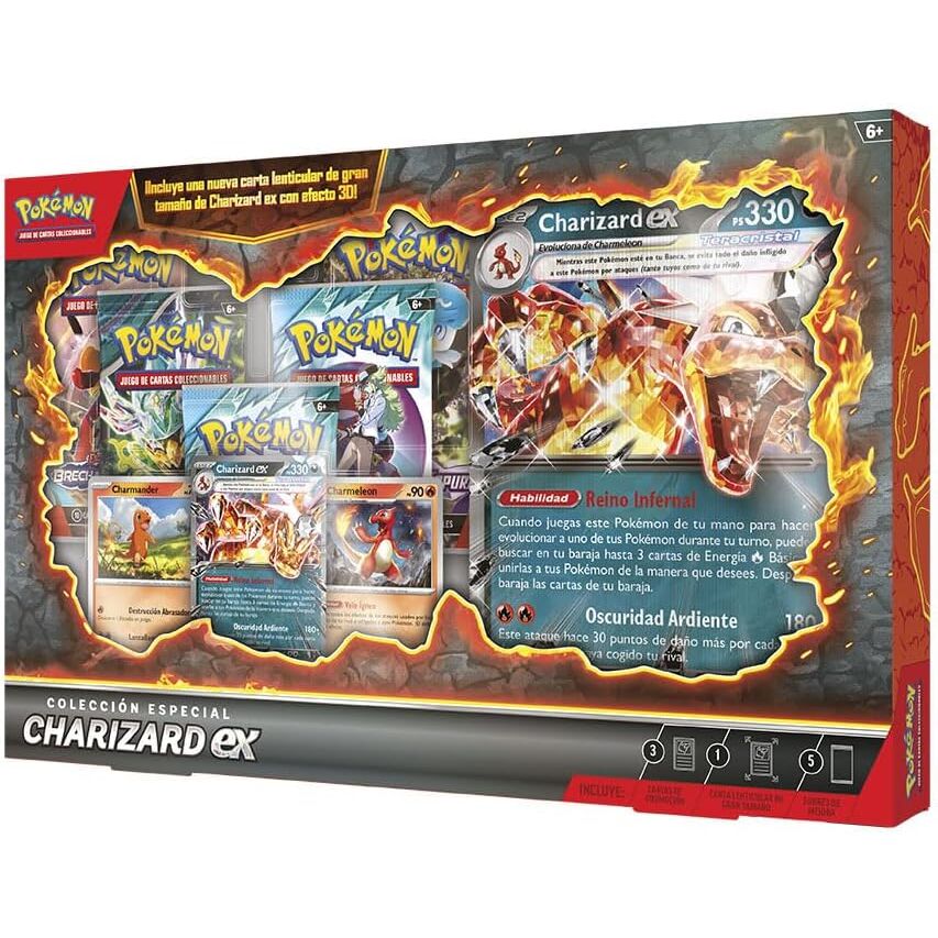 Blister Cartas Charizard Pokemon Español