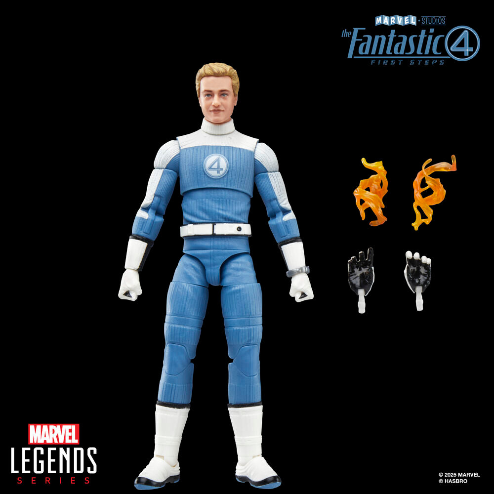 Figura Johnny Storm los 4 Fantasticos Marvel 15 cm
