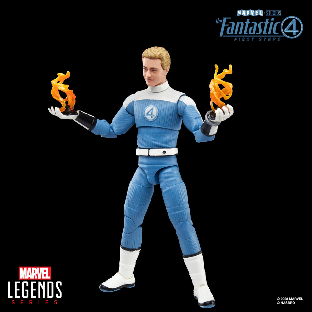 Figura Johnny Storm los 4 Fantasticos Marvel 15 cm