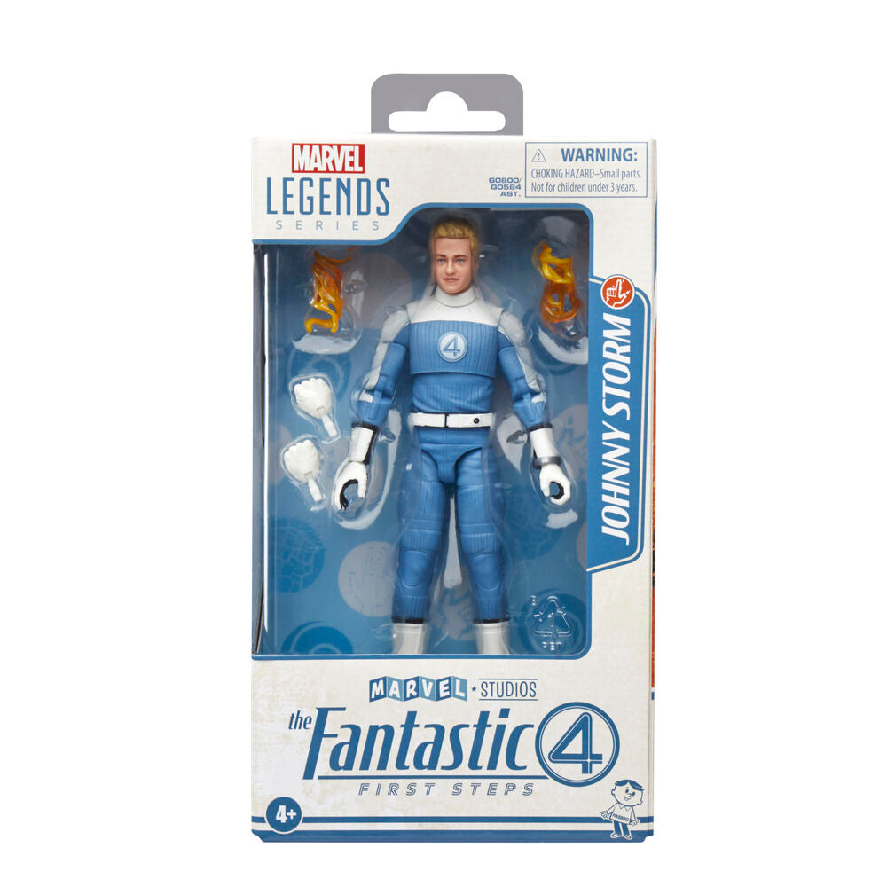 Figura Johnny Storm los 4 Fantasticos Marvel 15 cm