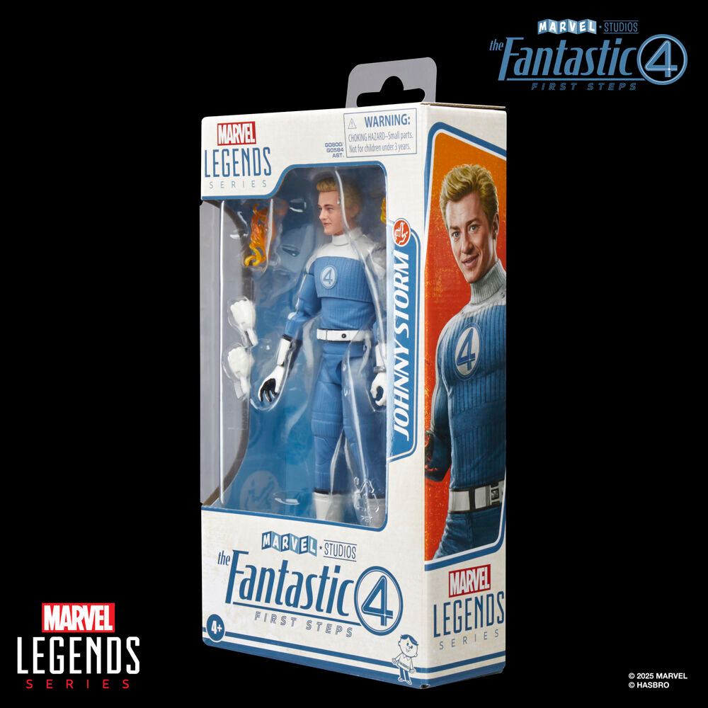 Figura Johnny Storm los 4 Fantasticos Marvel 15 cm