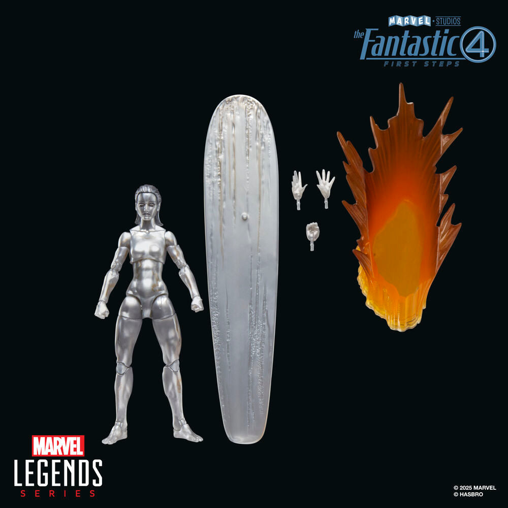 Figura Estela Plateada los 4 Fantasticos Marvel 15 cm