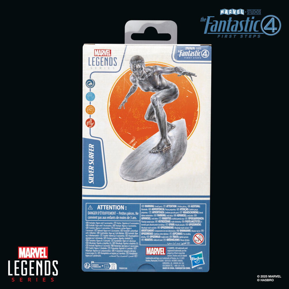 Figura Estela Plateada los 4 Fantasticos Marvel 15 cm