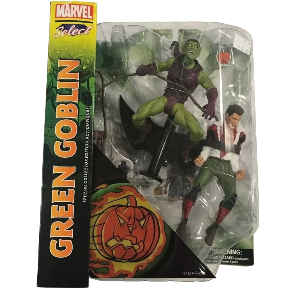 Figuras Duende Verde & Peter Parker Marvel Select 15 cm