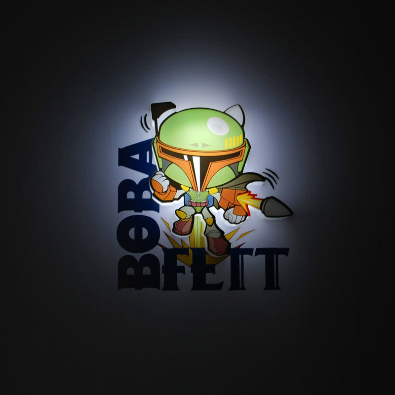 Lampara 3D Light FX Mini Boba Fett Star Wars