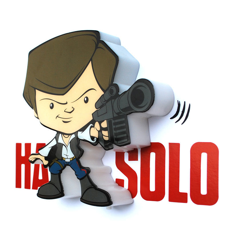Lampara 3D Light FX Mini Hans Solo Star Wars