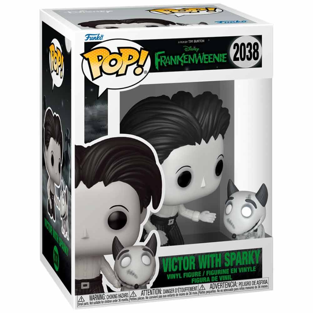 Figura POP Disney Frankenweenie Victor with Sparky Frikytopia