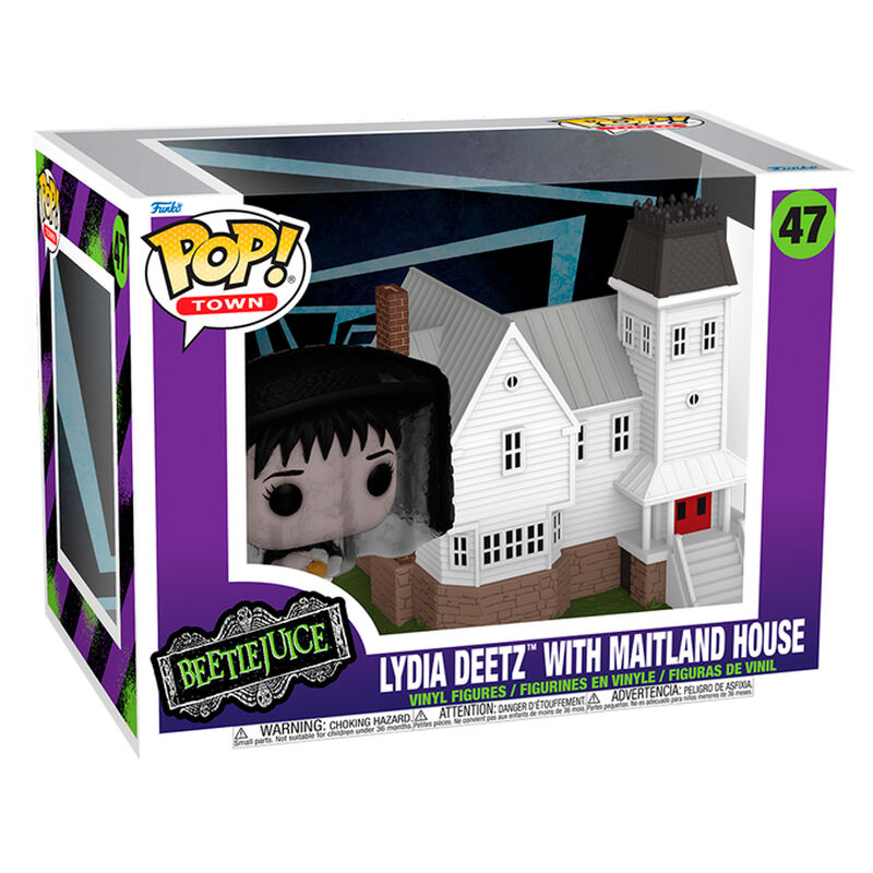 Figura POP Town Beetlejuice Lydia Deetz With Maitland House