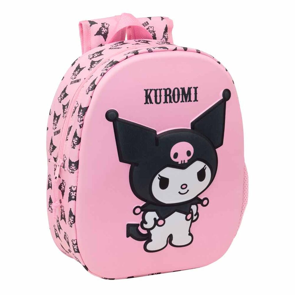 Mochila 3D Kuromi Hello Kitty 33 cm