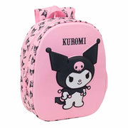 Mochila 3D Kuromi Hello Kitty 33 cm