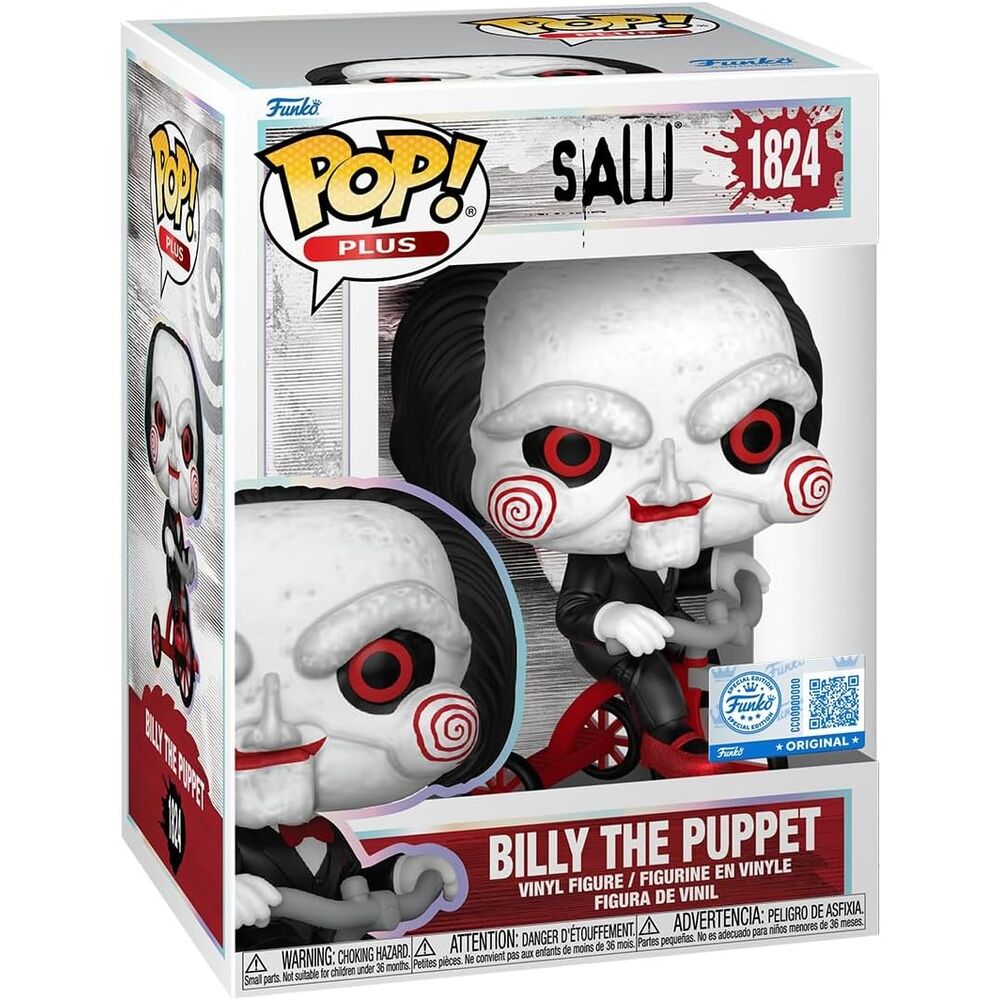 Figura POP Plus Saw Billy on Tricycle Exclusive Frikytopia