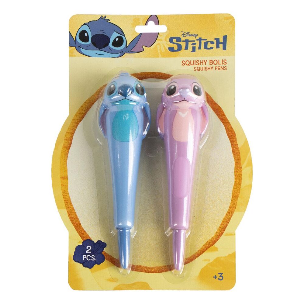 Blister 2 Boligrafos Stitch Disney