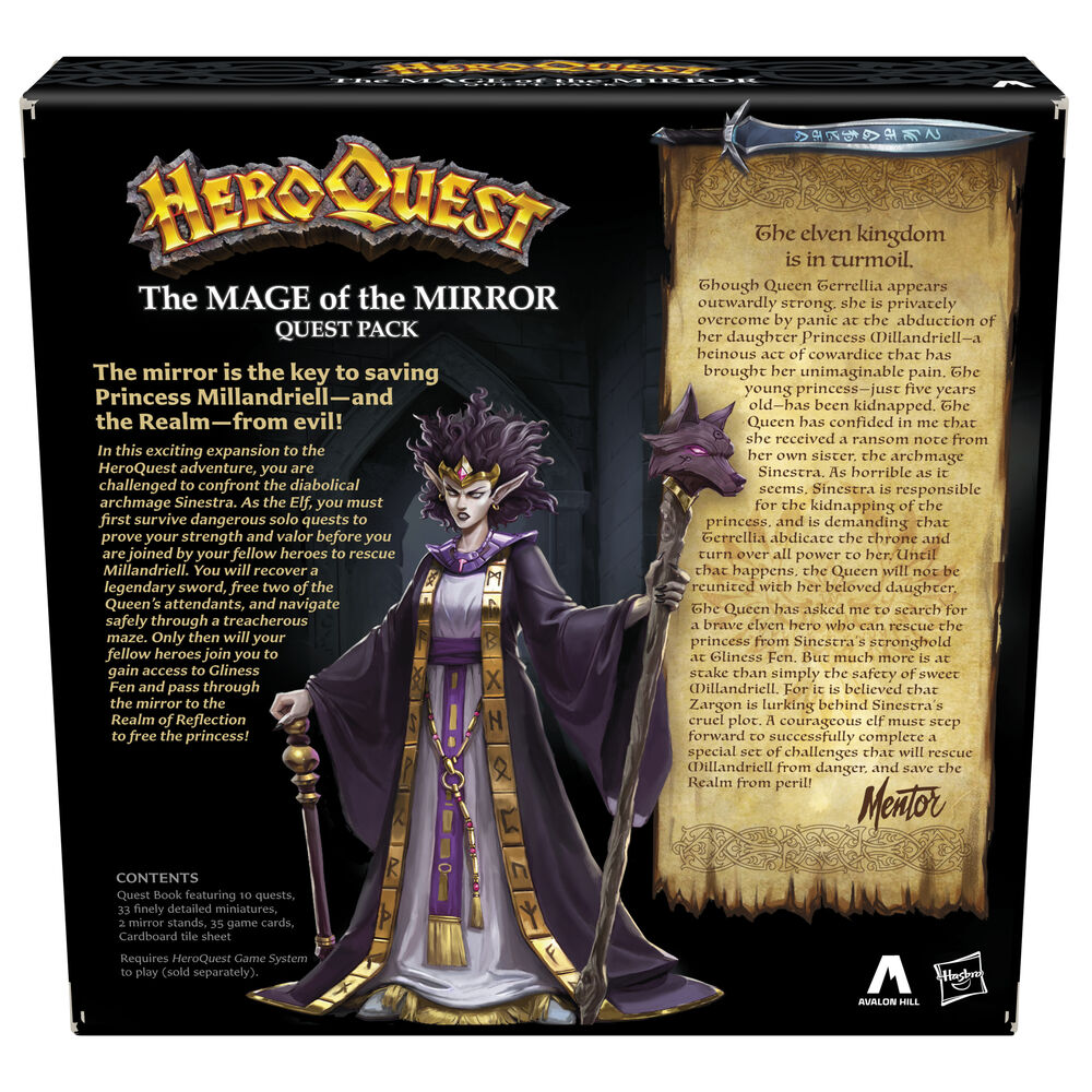 Expansion Juego de Mesa el Mago del Espejo Heroquest Ingles