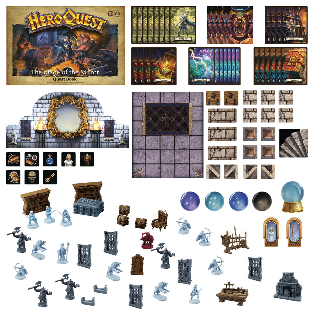 Expansion Juego de Mesa el Mago del Espejo Heroquest Ingles