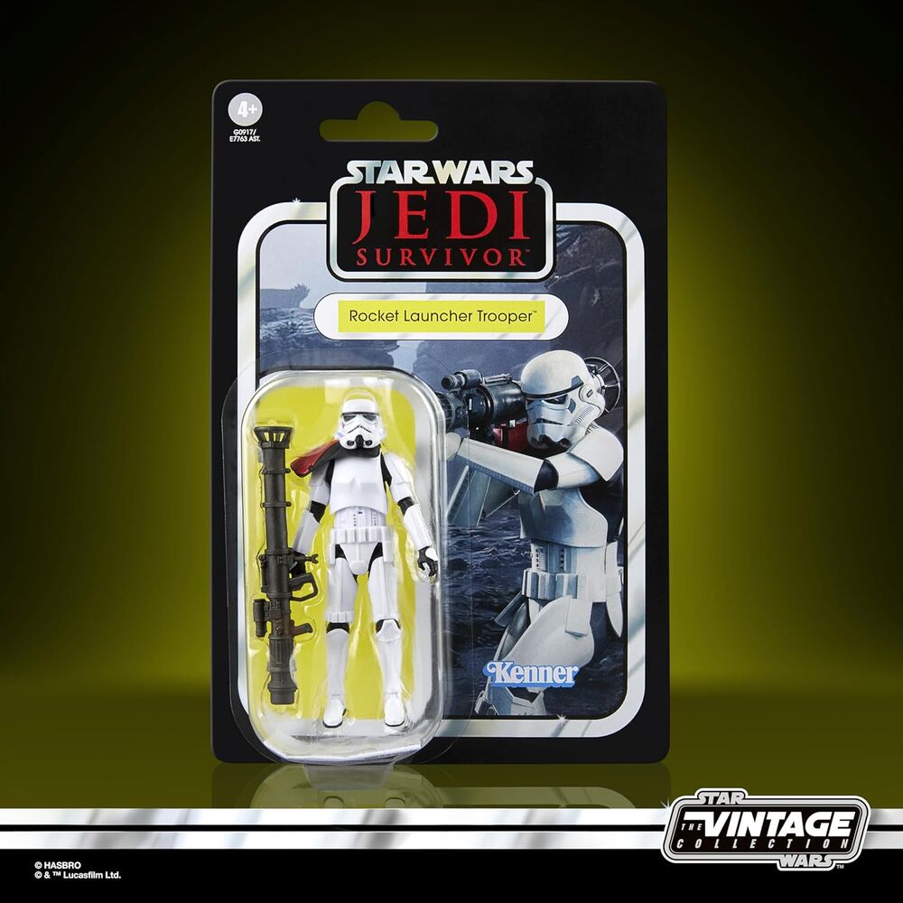 Figura Rocket Launcher Trooper Jedi Survivor Star Wars 9,5 cm
