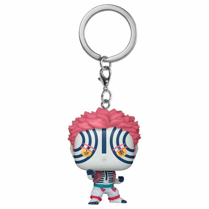 Llavero Pocket POP Keychain Demon Slayer Kimetsu no Yaiba Akaza Frikytopia