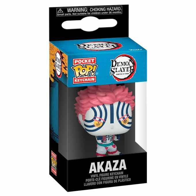 Llavero Pocket POP Keychain Demon Slayer Kimetsu No Yaiba Akaza