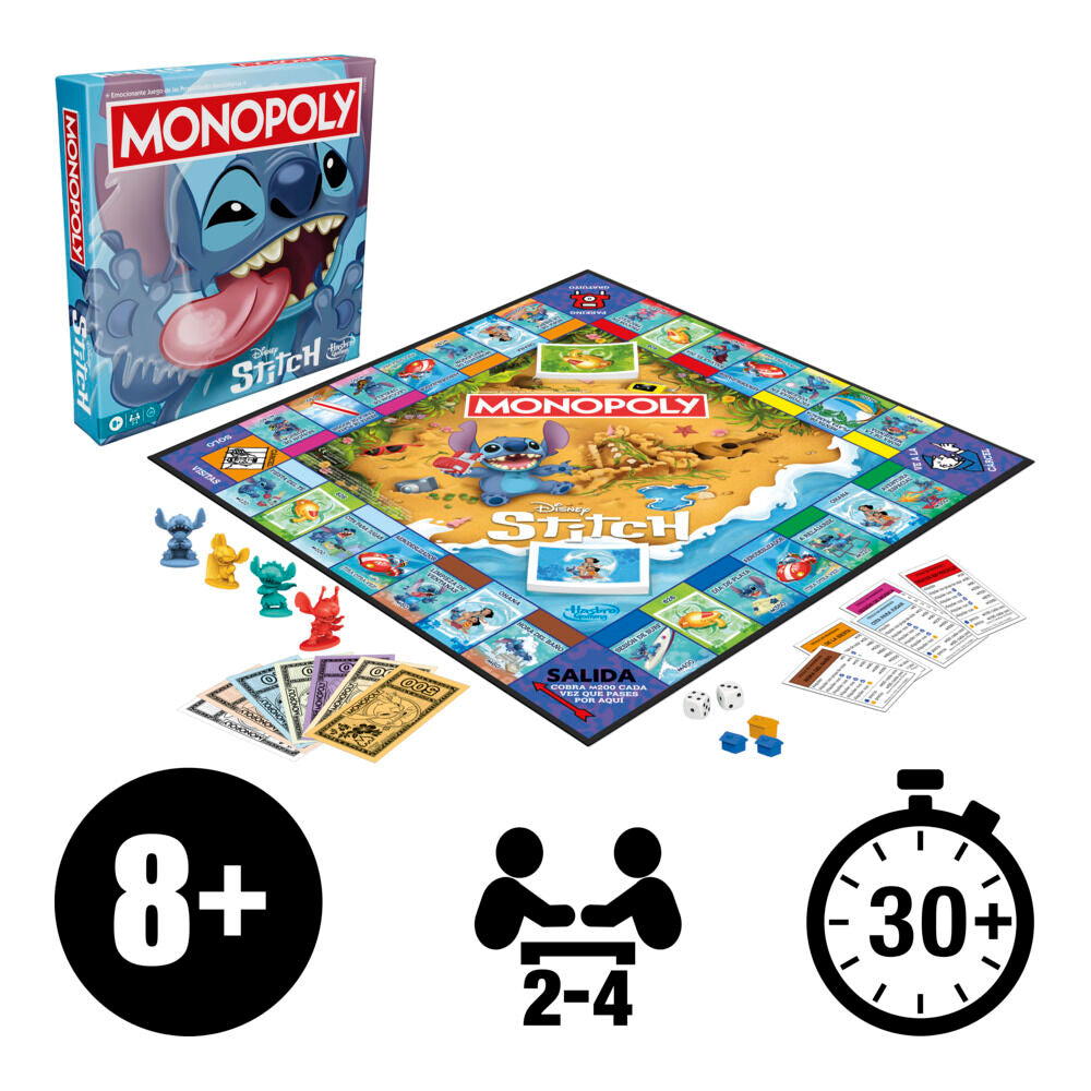 Juego Monopoly Stitch Disney