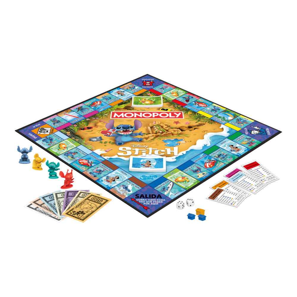 Juego Monopoly Stitch Disney