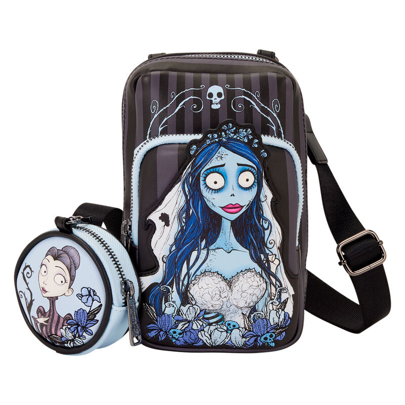 Bolso bandolera + monedero La Novia Cadaver Loungefly Frikytopia