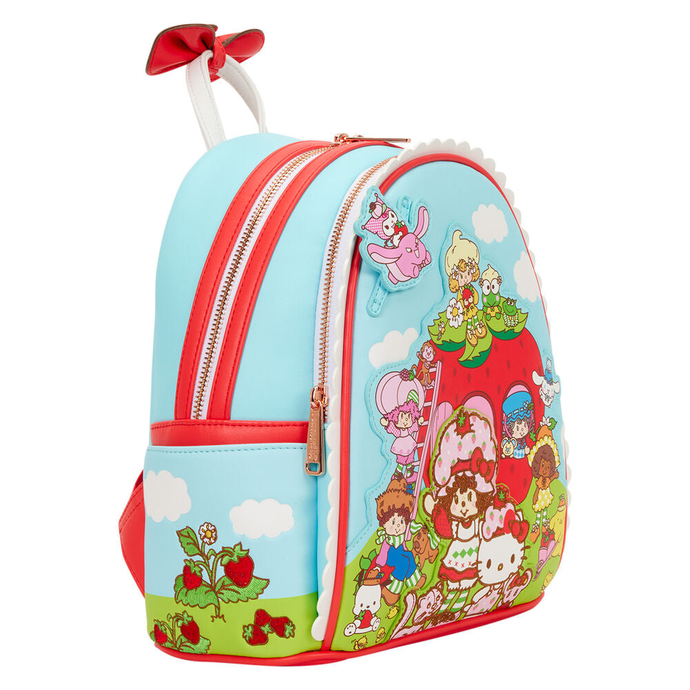 Mochila Shortcake Scented Hello Kitty & Friends x Strawberry Loungefly 26 cm