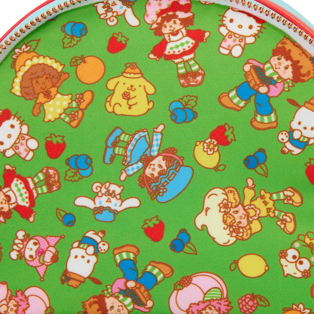 Mochila Shortcake Scented Hello Kitty & Friends x Strawberry Loungefly 26 cm