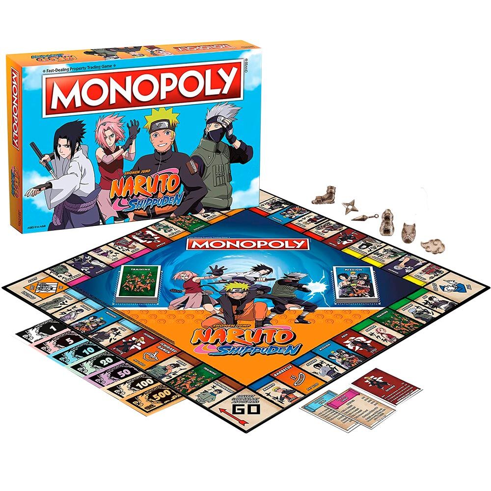 Juego monopoly Naruto Shippuden Frikytopia