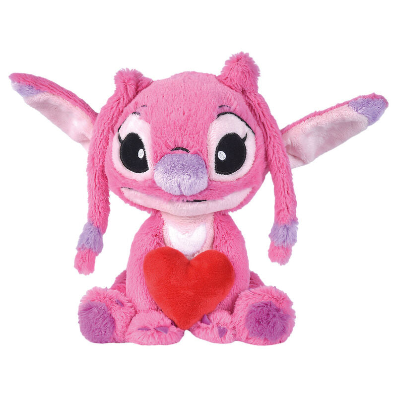 Peluche Corazon Angel Stitch Disney 25 cm