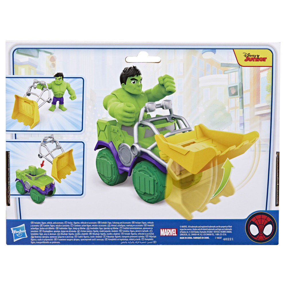 Set Camion Demoledor + Figura Hulk Spidey And His Amazing Friends Marvel