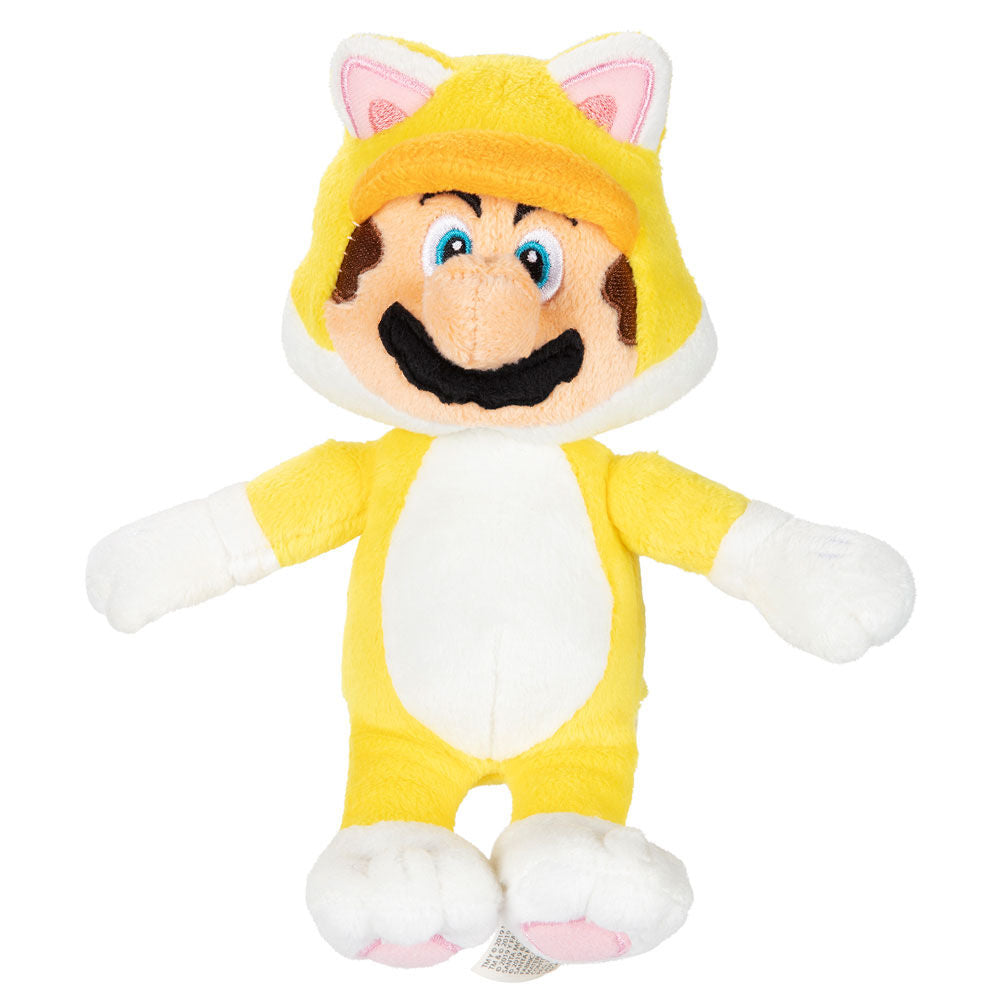 Peluche Mario Felino Super Mario Nintendo 18 cm