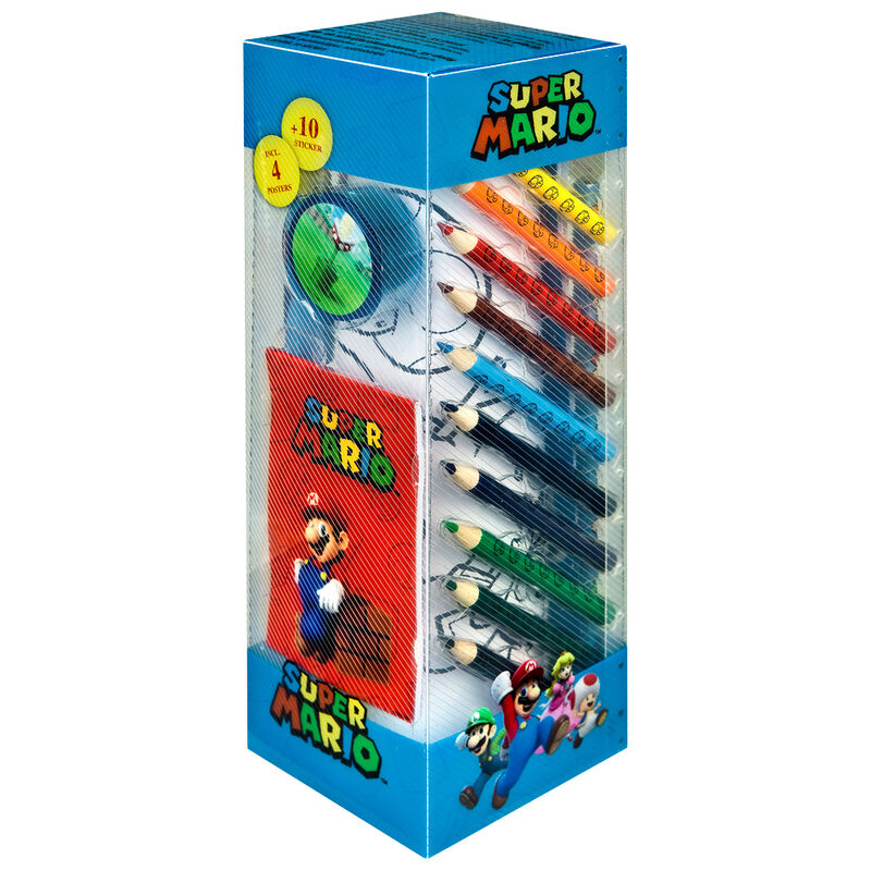 Set papeleria Super Mario Bros 35pzs Frikytopia