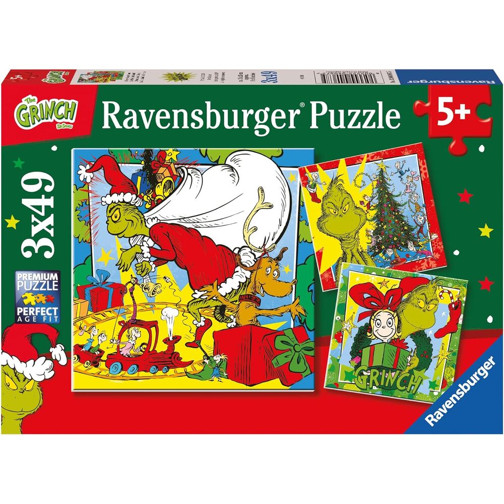 Puzzle El Grinch 3x49pzs Frikytopia