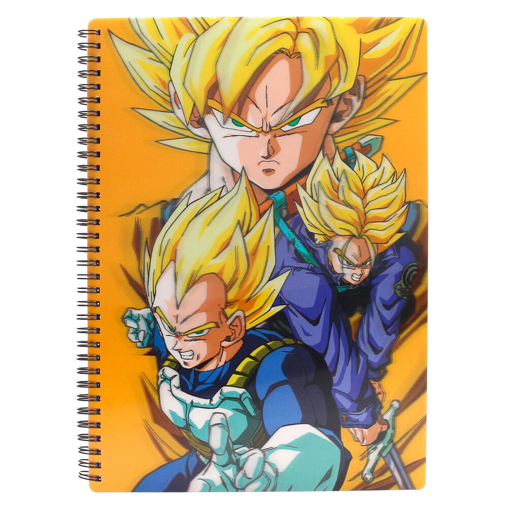 Cuaderno A4 Saiyans Dragon Ball Z Frikytopia
