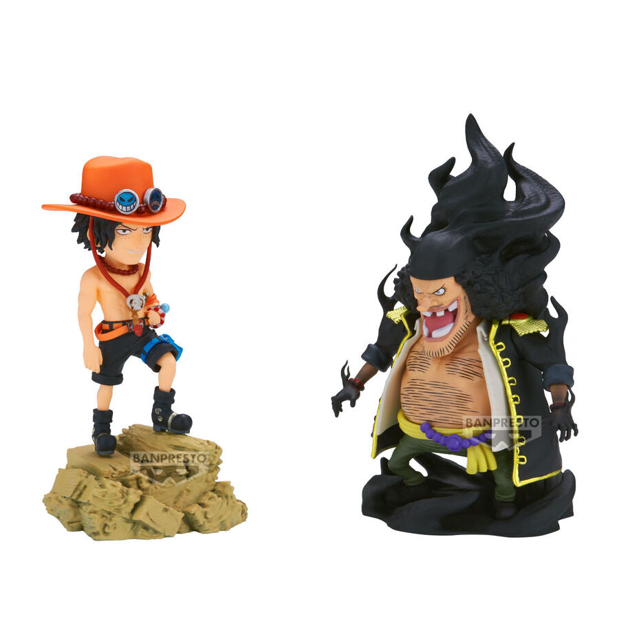 Figura Portgas D.Ace Vs Marshall.D.Teach Log Stories One Piece 8 cm