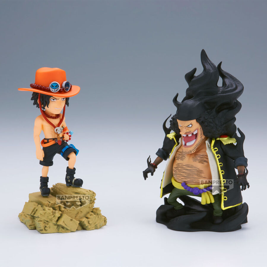 Figura Portgas D.Ace Vs Marshall.D.Teach Log Stories One Piece 8 cm