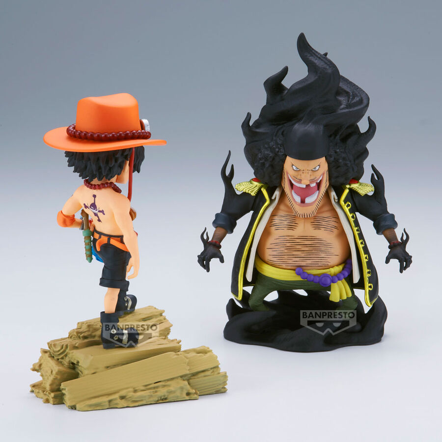 Figura Portgas D.Ace Vs Marshall.D.Teach Log Stories One Piece 8 cm