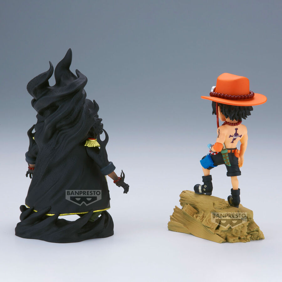 Figura Portgas D.Ace Vs Marshall.D.Teach Log Stories One Piece 8 cm