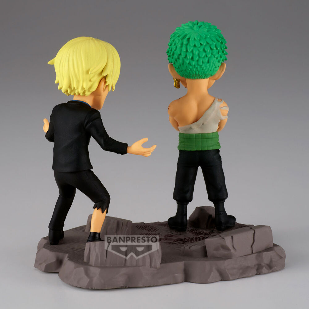 Figura Roronoa Zoro & Sanji One Piece 8 cm