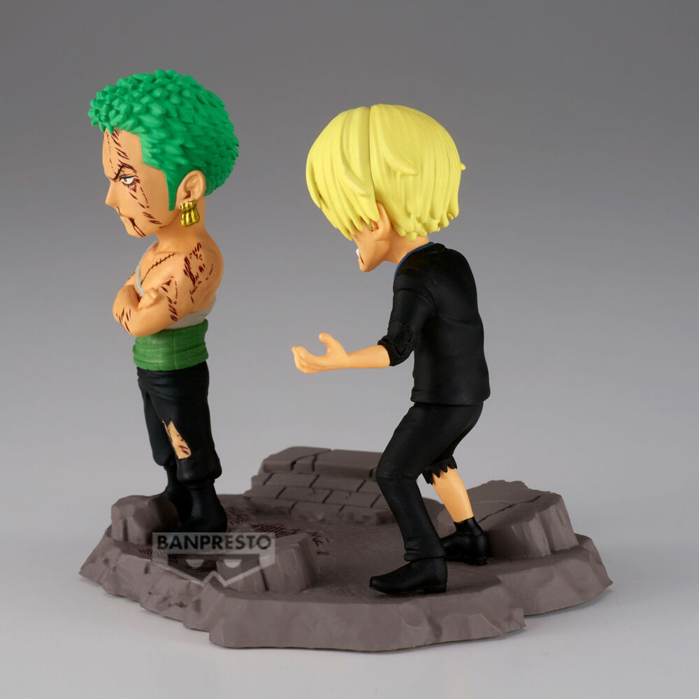 Figura Roronoa Zoro & Sanji One Piece 8 cm