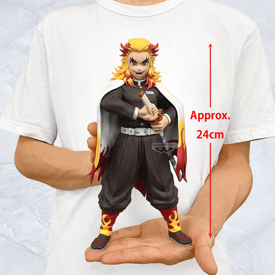 Figura Kyojuro Rengoku Grandista Demon Slayer Kimetsu No Yaiba 24 cm