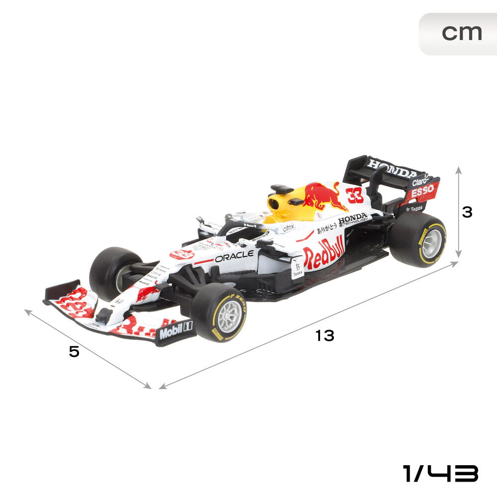 Blister 4 Coches F1 Red Bull Metal