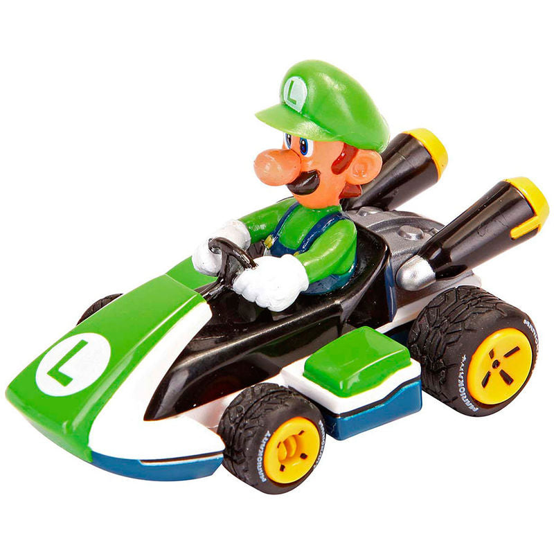 Set 3 coches Pull Speed Mario Kart 8 Mario Luigi Yoshi Frikytopia